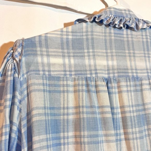 Vintage Union Label Ruffled Granny Nightgown - Picture 2 of 7